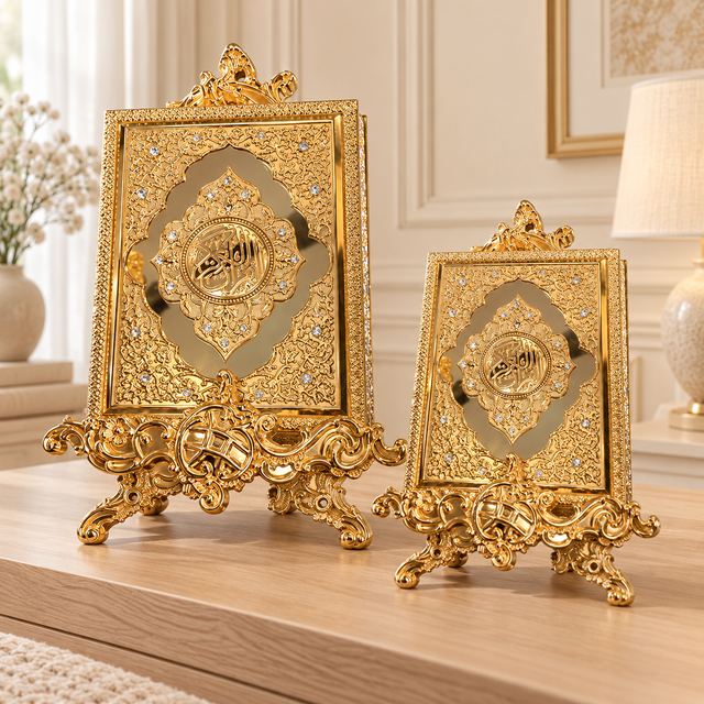 Coffret métallique de luxe pour Coran