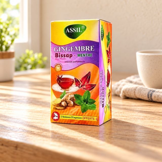 Assil, Infusion Gingembre Bissap Menthe